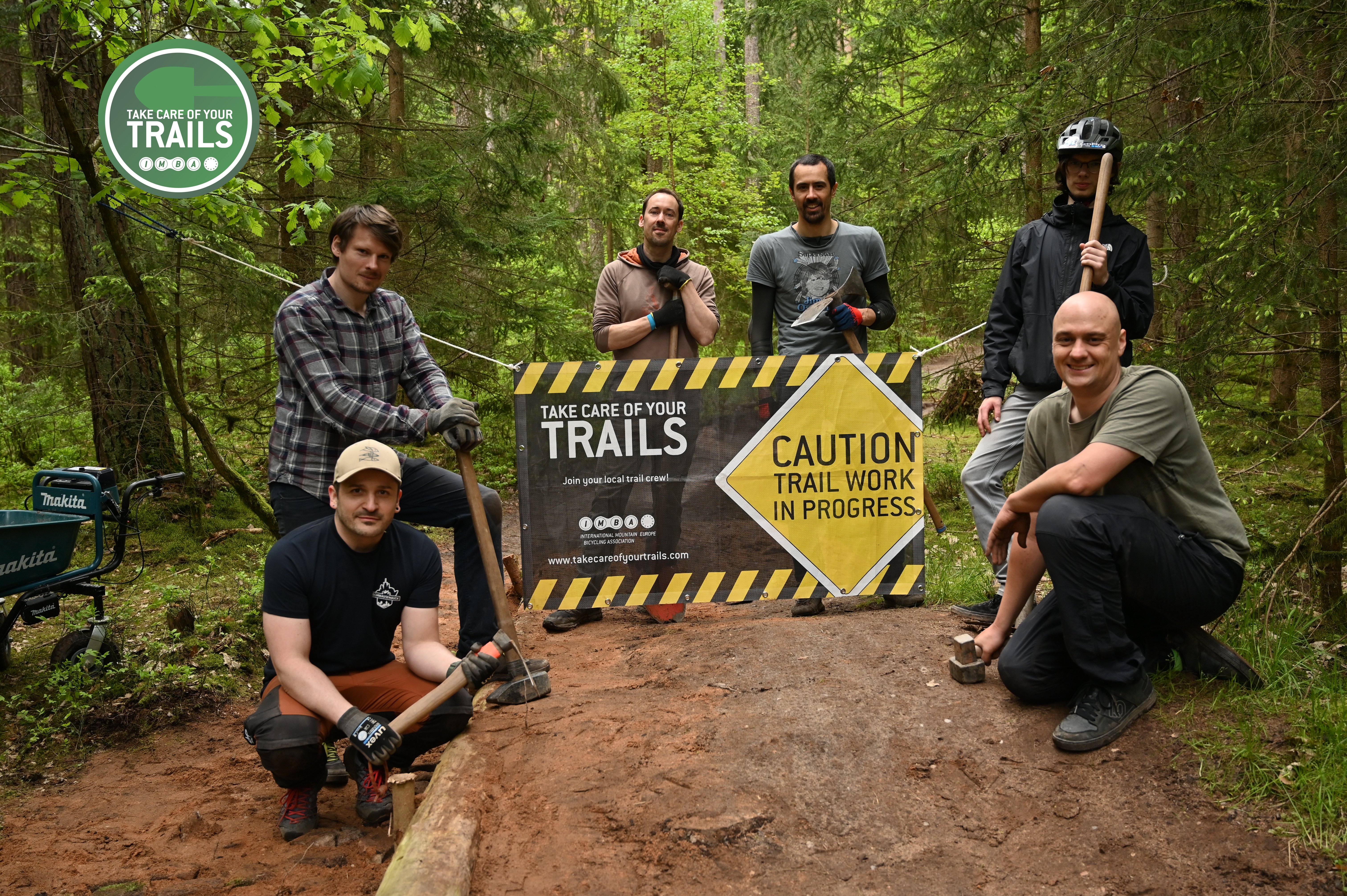Read more about the article Take Care of Your Trails -TrailbauTage 2023 am Schmausenbuck in the books 🥳